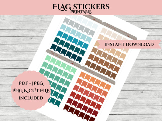 Flag Planner Stickers