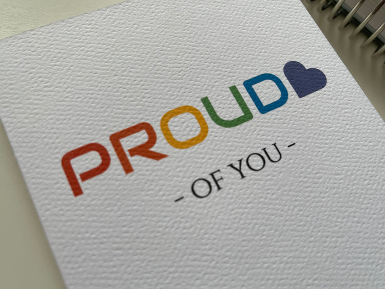 Card "Proud of You"