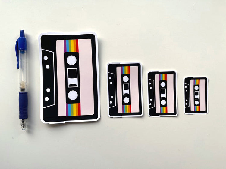 Retro Cassette Sticker