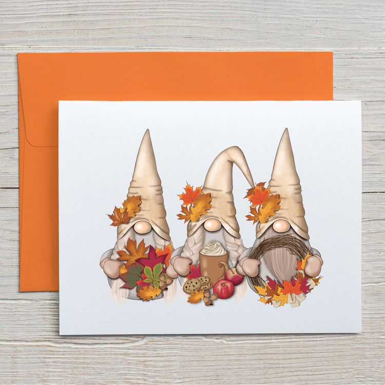 Card "Fall Gnomes"