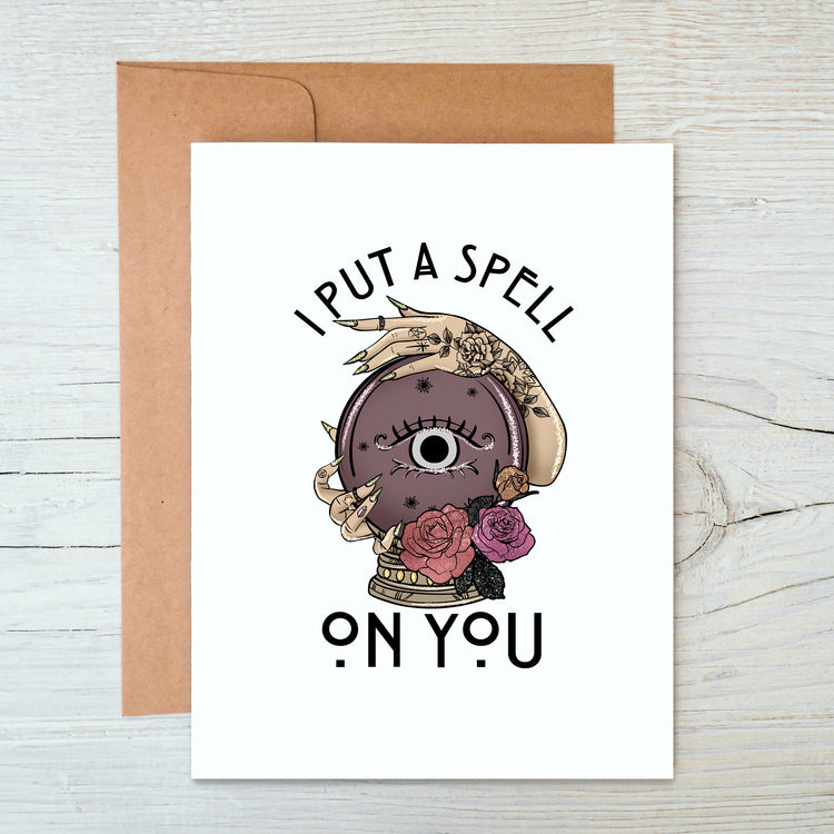 Card "I put a spell on you"