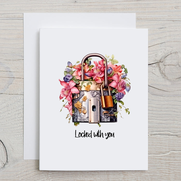 Card "Locked with you"