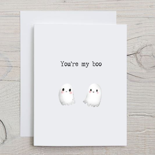 Card "You're my boo"