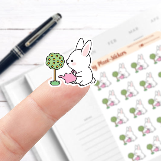 Bunny Plant Stickers