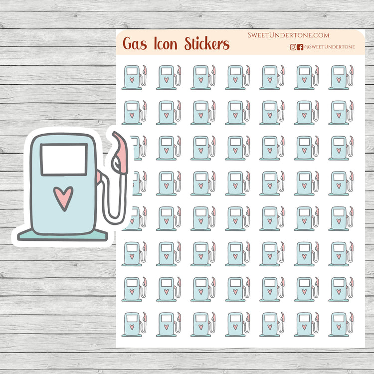Gas Icon Stickers
