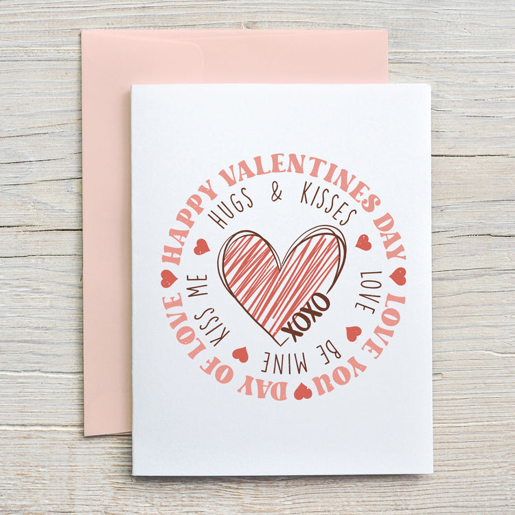 Card "Happy Valentine's day"
