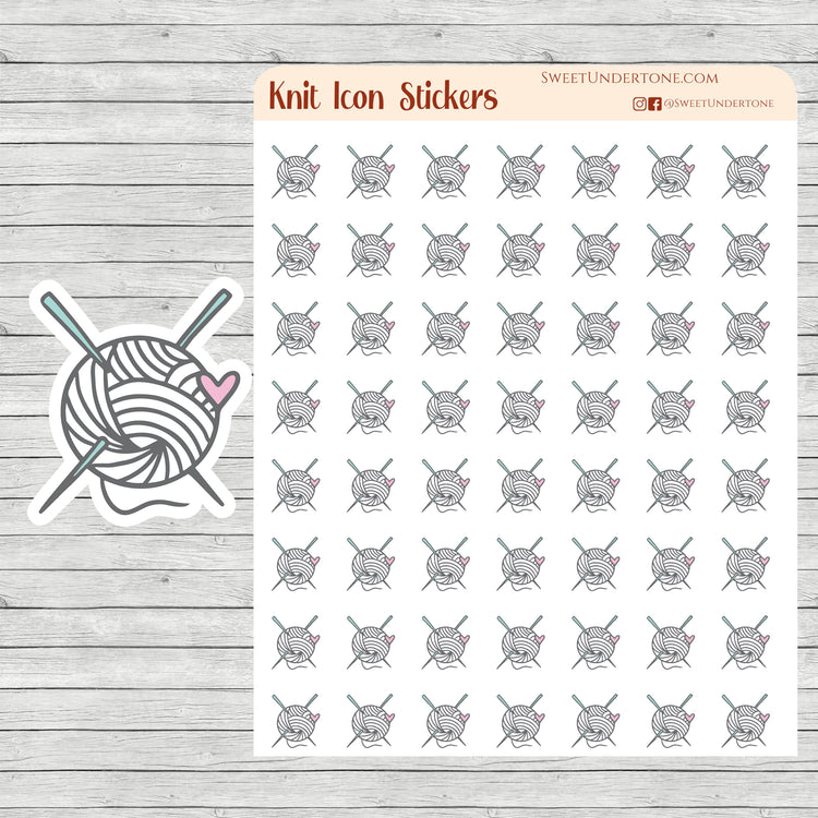 Knit Icon Stickers