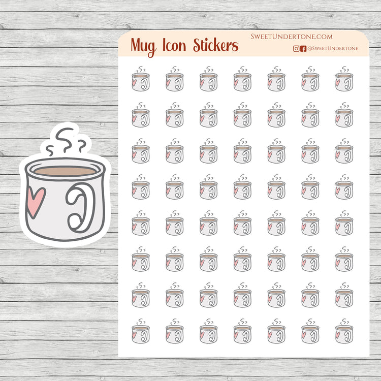 Mug Icon Stickers