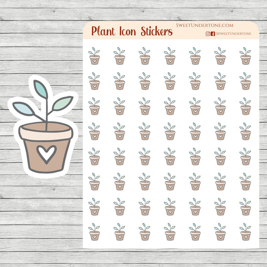 Plant Icon Stickers