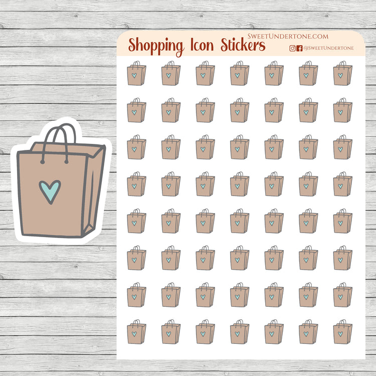 Shopping Icon Stickers
