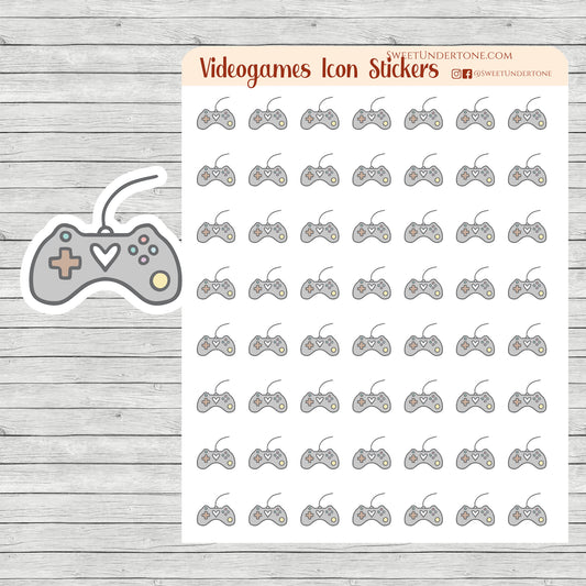 Videogames Icon Stickers