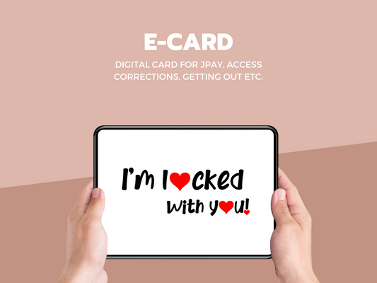E-card  "I'm locked with you"