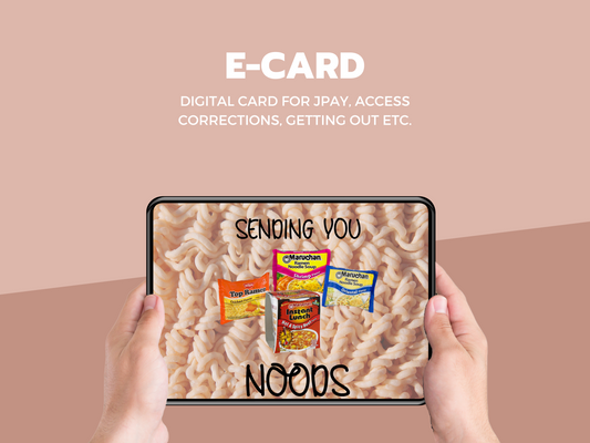 E-card  "Sending you noods"