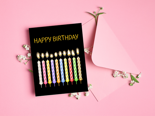 Printable card "Happy Birthday"