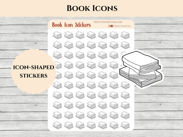 Book Icon Stickers