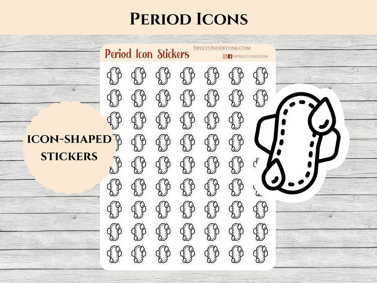 Period Icon Stickers