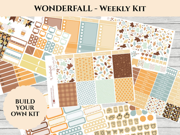 Wonderfall / Erin Condren 2021 Weekly Planner Kit