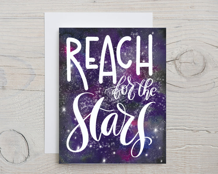 Card "Reach for the Stars"