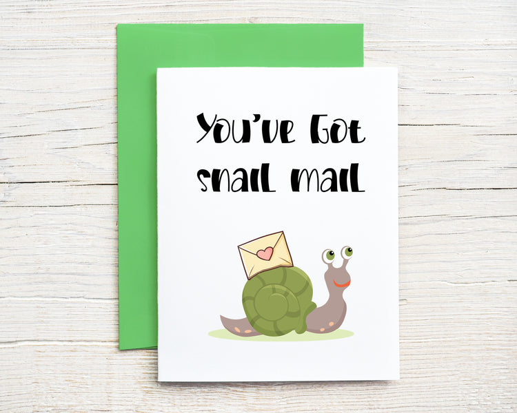 Card "You've got snail mail"