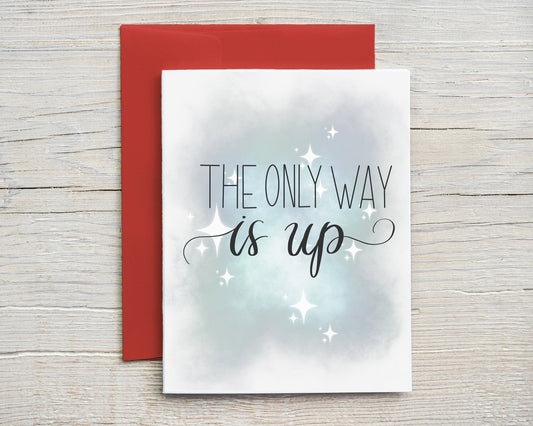 Card "The Only Way is Up".