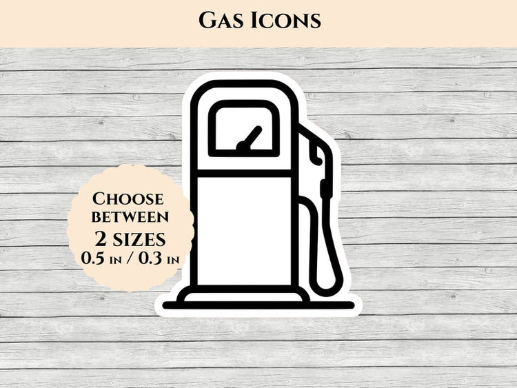Gas Icon Stickers