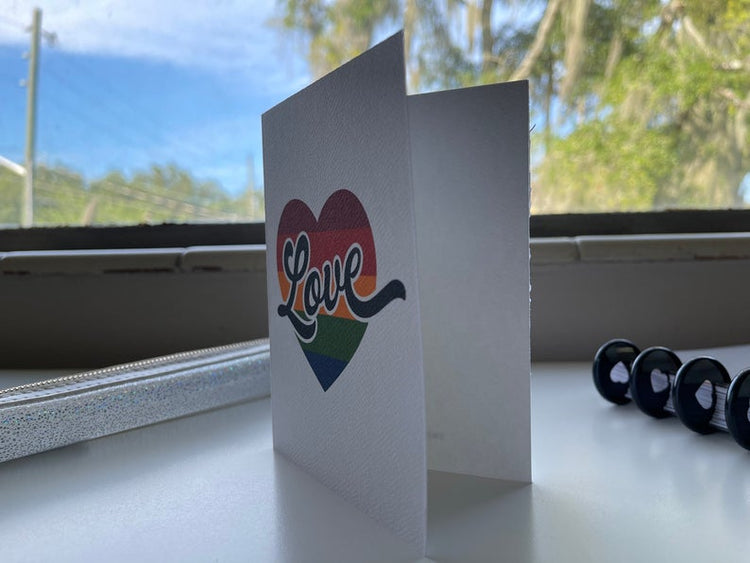 Card Rainbow Love