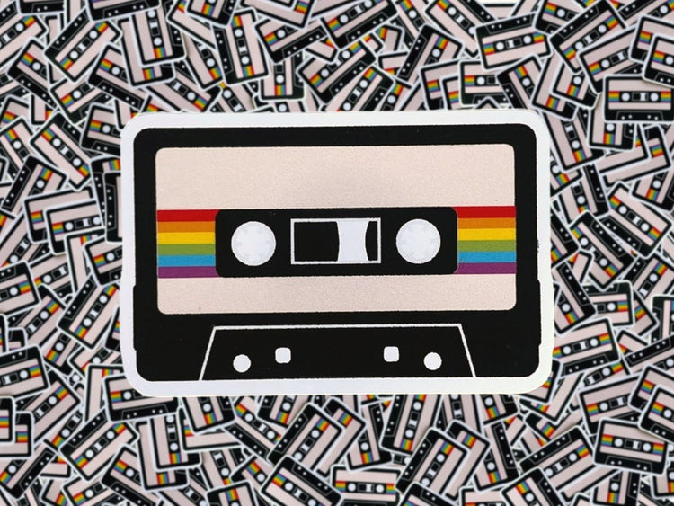 Retro Cassette Sticker